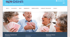 Desktop Screenshot of dsha.org