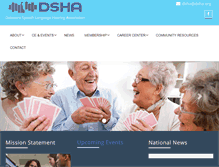 Tablet Screenshot of dsha.org